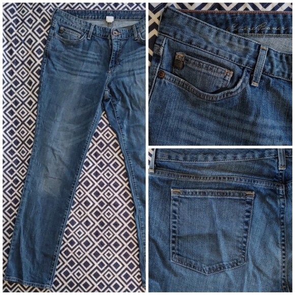 Eddie Bauer Curvy Slim Straight Jeans - Picture 1 of 9